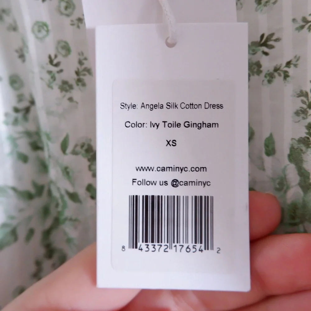 SOLD- CAMI NYC Angela Silk Floral Dress - Picture 6 of 9